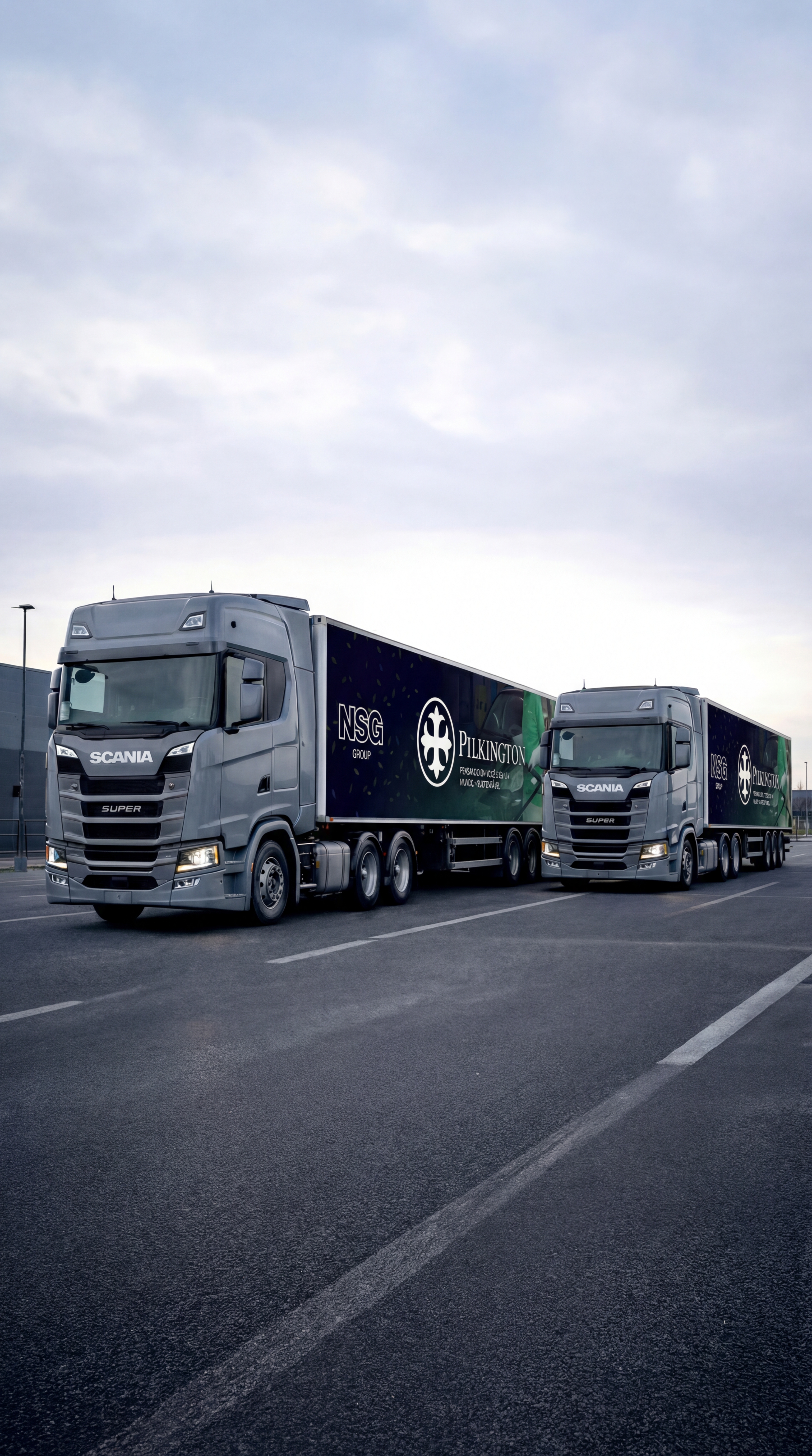 Frota de caminhoes Scania Super